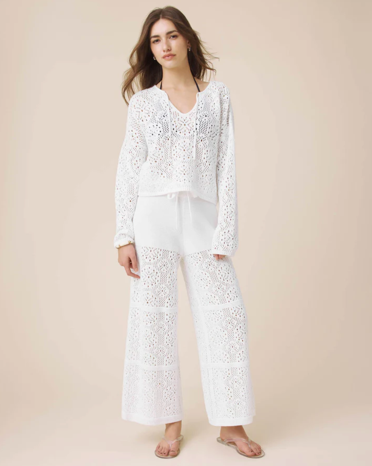 BECKHAM CROCHET WHITE