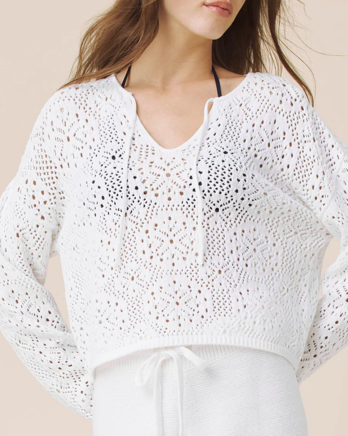 BECKHAM CROCHET WHITE