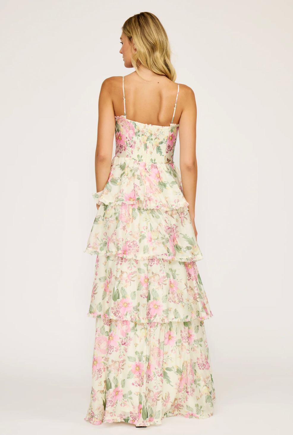 GUINEVERE TIERED FLORAL
