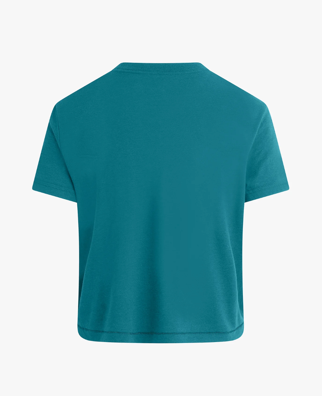 CROPPED COLLEGIATE TEE EMERALD