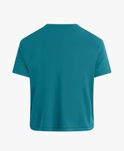 CROPPED COLLEGIATE TEE EMERALD