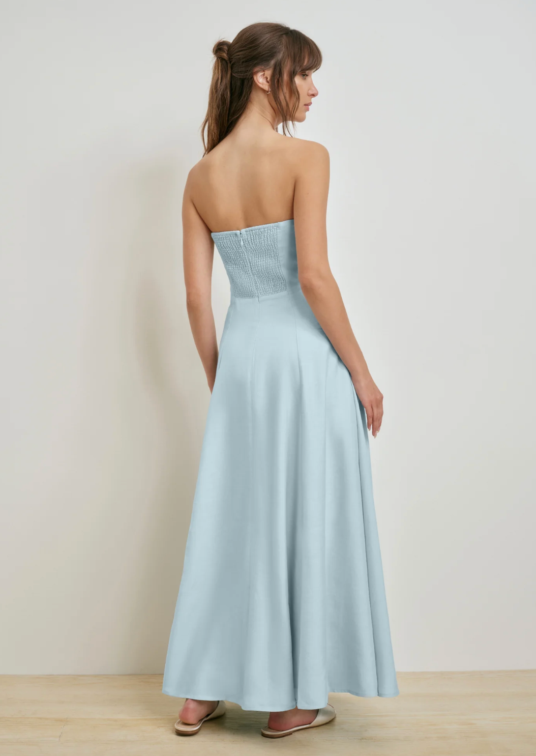 FAVORITE LINEN DRESS AQUA