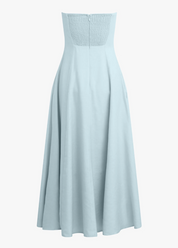 FAVORITE LINEN DRESS AQUA
