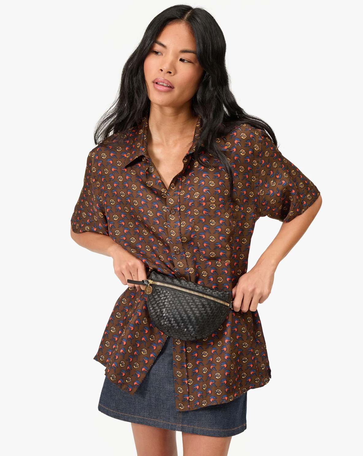 PETITE FANNY WOVEN BLACK