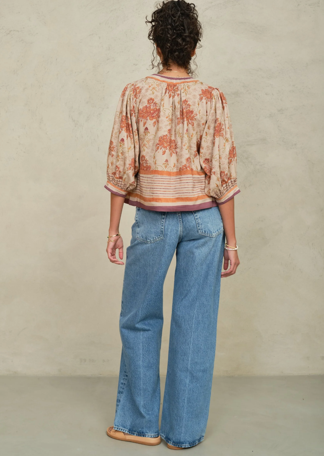 AUBRIE FLORAL STRIPE