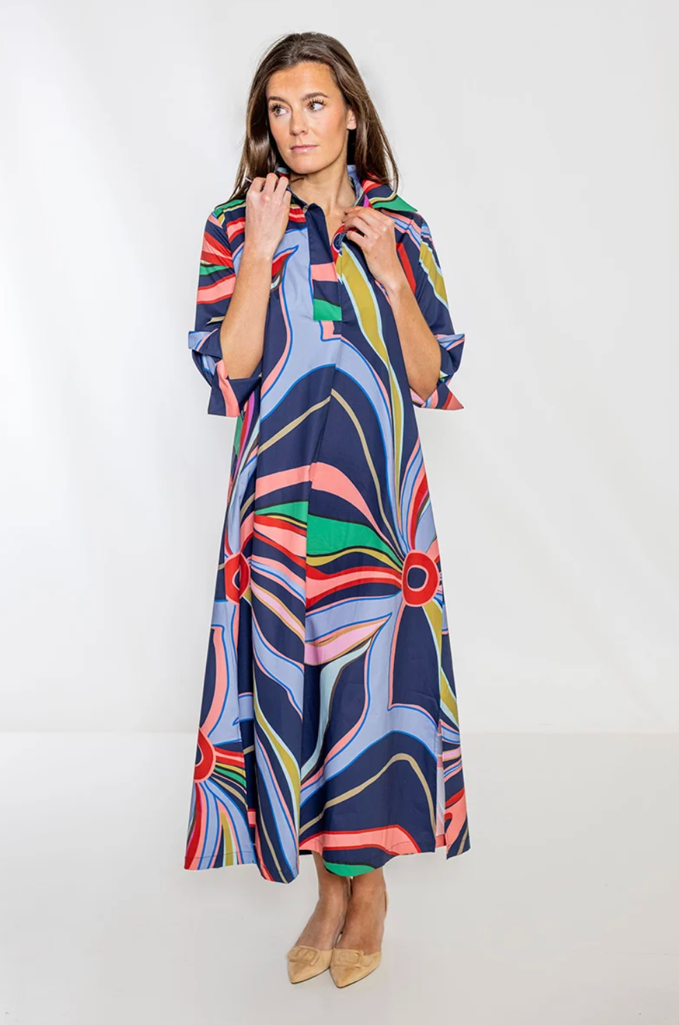 ENTITLED RUTHIE SHIRT DRESS LONG