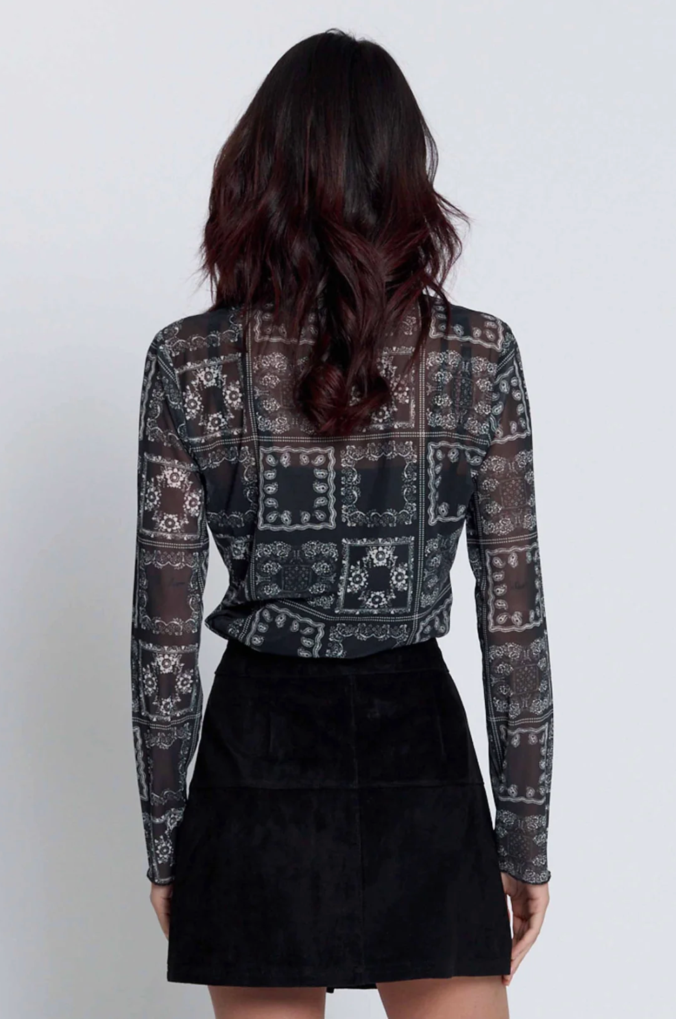 WREN MESH BANDANA BLACK