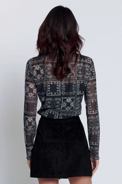 WREN MESH BANDANA BLACK