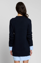 COEN TWOFER MOCKNECK NAVY