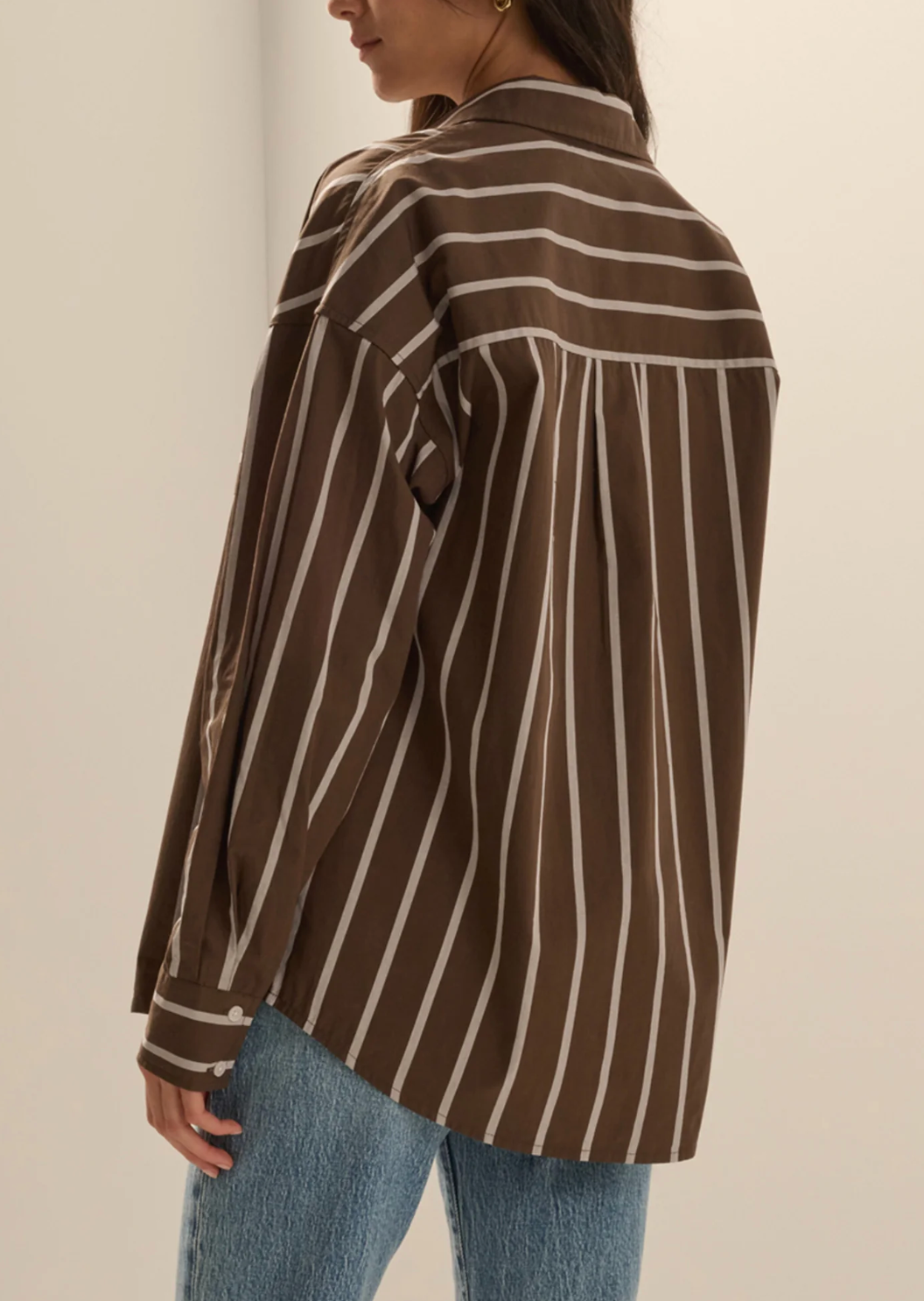 BEAU GANACHE WHITE STRIPE