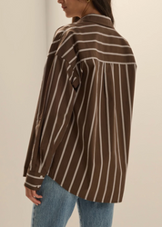 BEAU GANACHE WHITE STRIPE