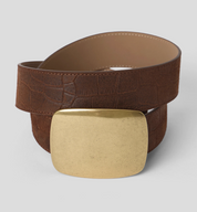 LEIGHTON CROCO SUEDE BRUNETTE