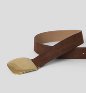 LEIGHTON CROCO SUEDE BRUNETTE