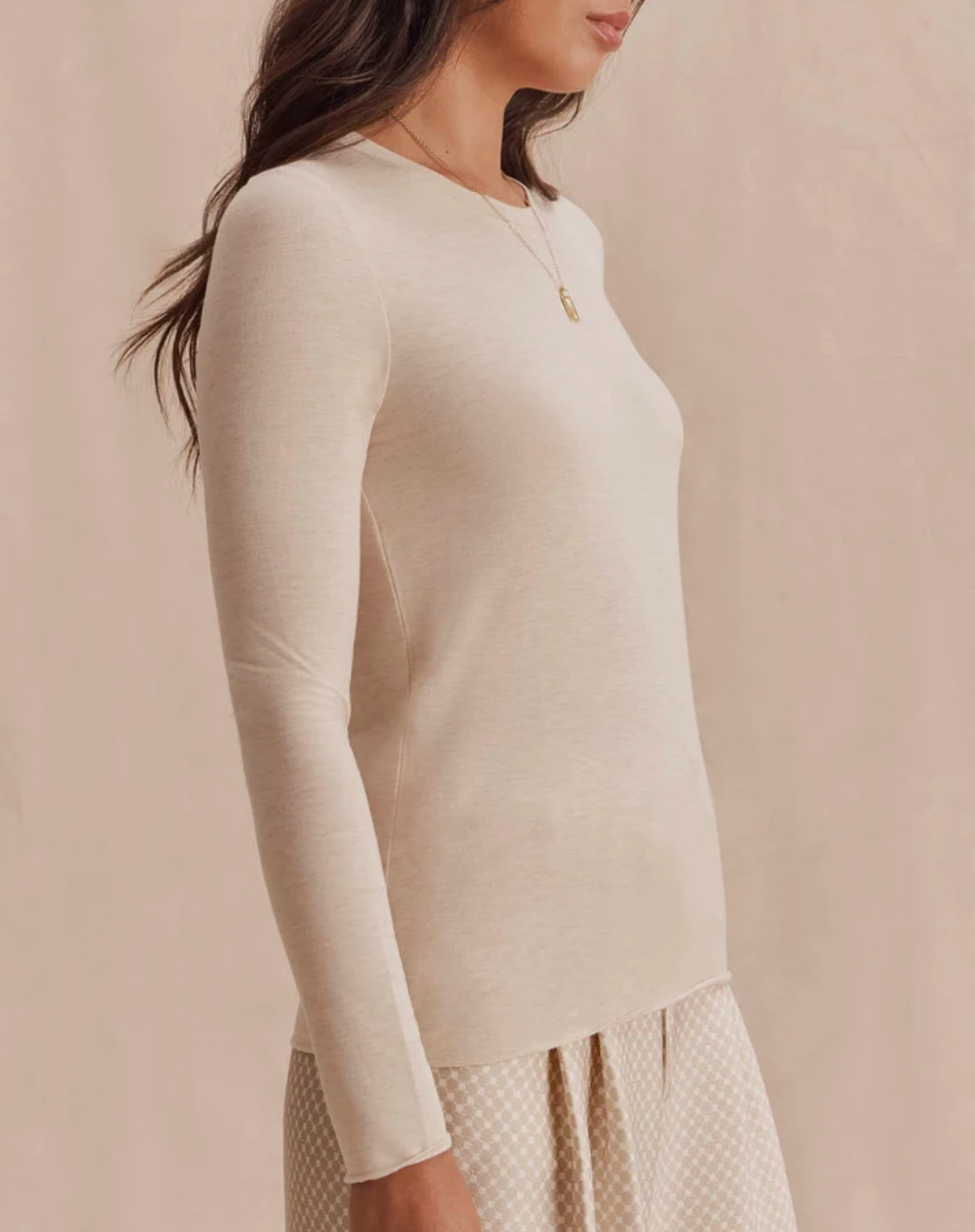 BAMBOO TEE WHEAT HEATHER