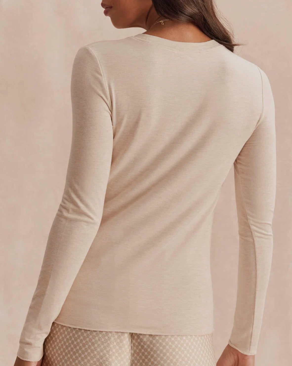 BAMBOO TEE WHEAT HEATHER