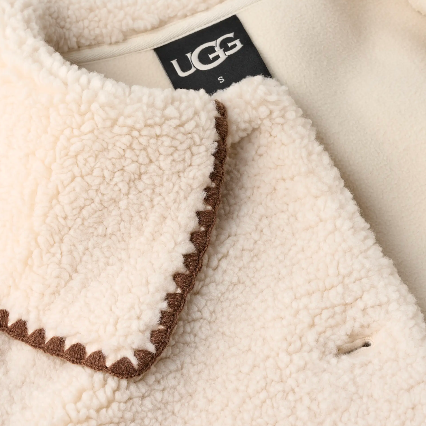NIKIA COLLARED JACKET CREAM