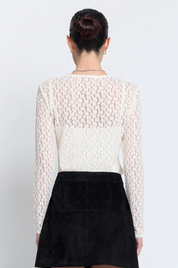 SCARLET LACE CREAM