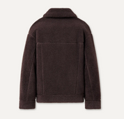 FRANKIE REVERSIBLE TRUCKER JACKET MARINER CARAMEL