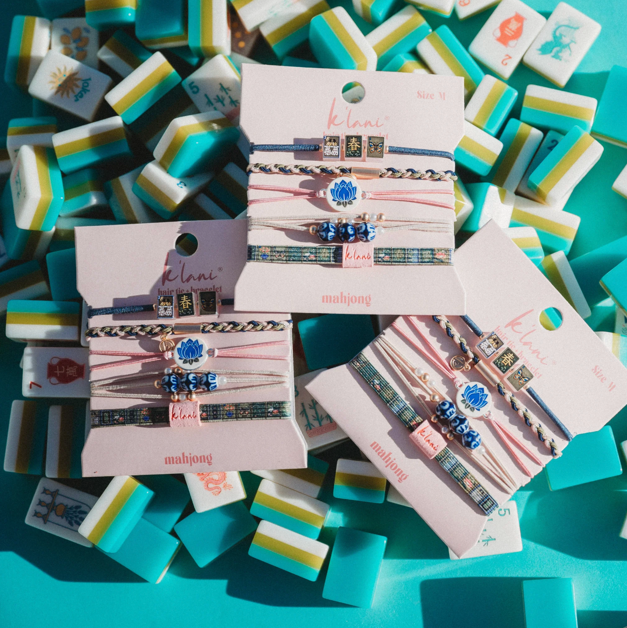 MAHJONG HAIR TIE BRACELET