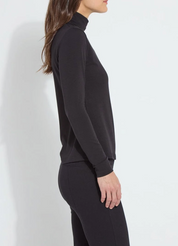 ESSENTIAL LONG SLEEVE TURTLENECK BLACK