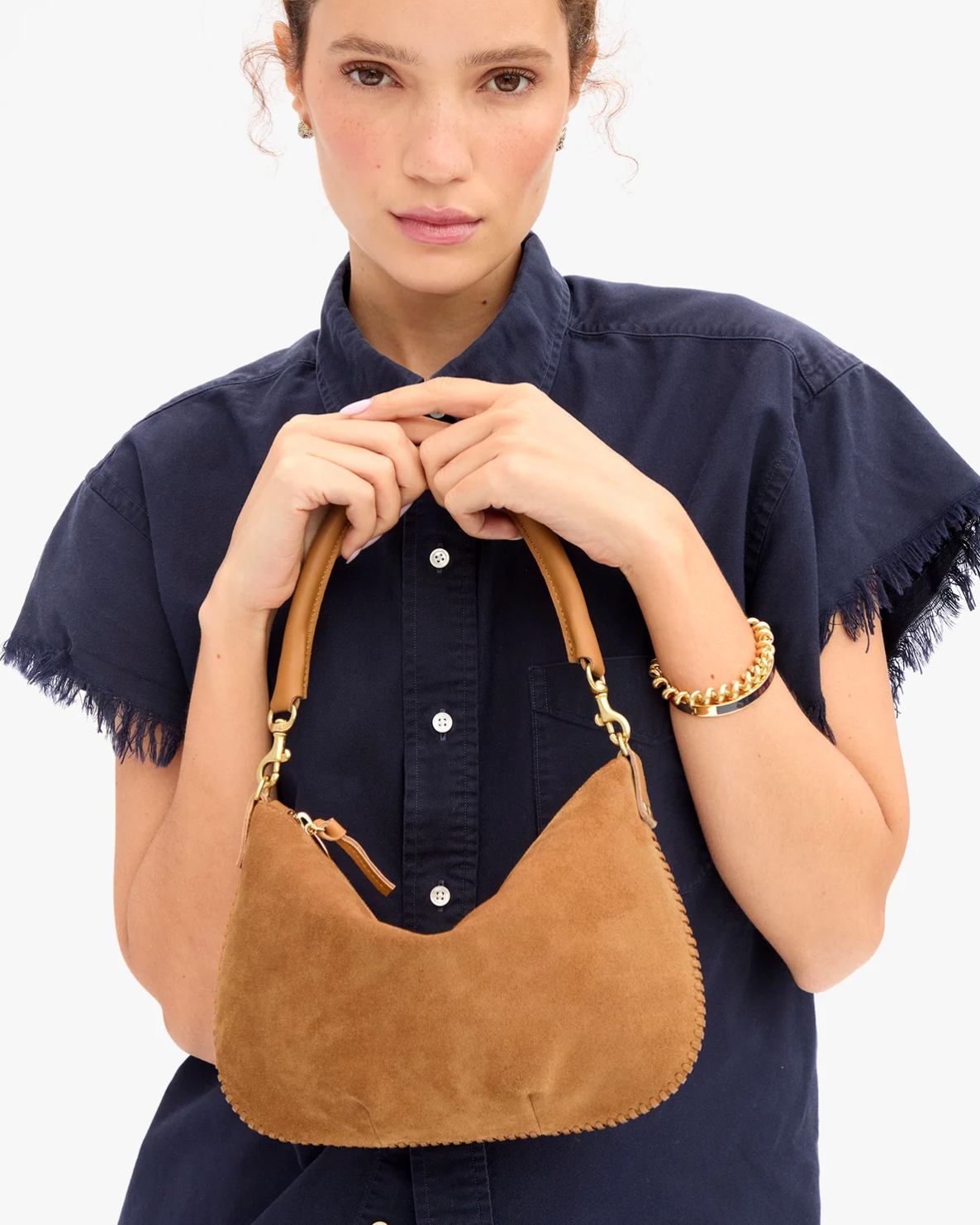 PETITE MOYEN CARAMEL WHIPSTITCH