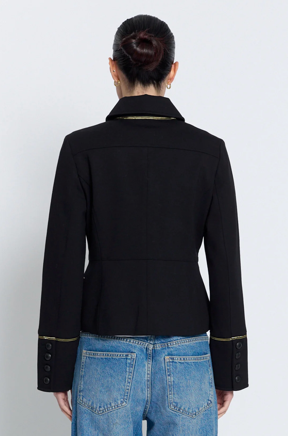 HAZEL MILITARY BLACK
