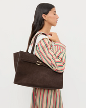 AIDAN WORK TOTE BROWN