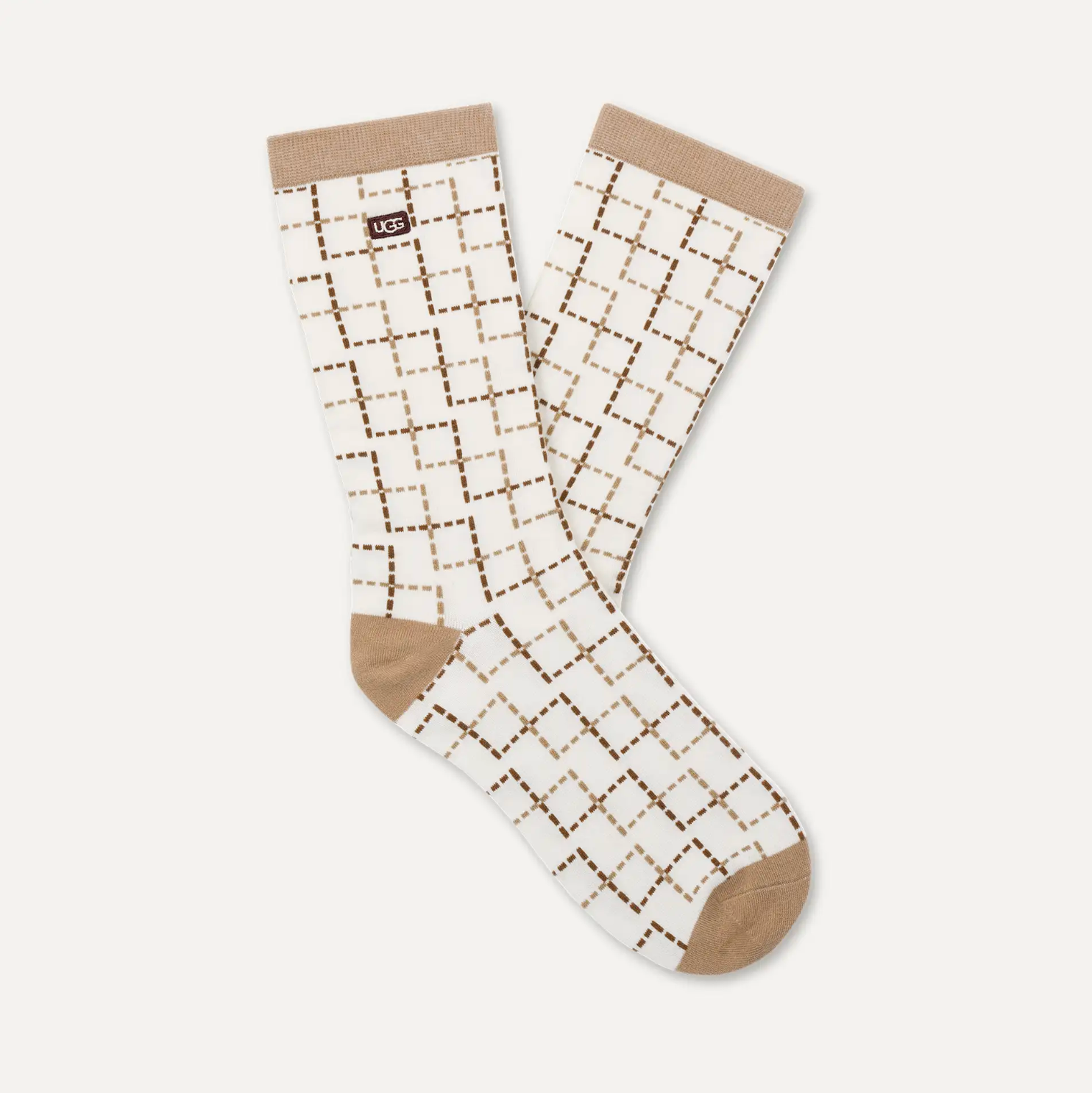 CLASSIC CREW 3 PACK SOCKS BOOT SAND