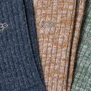 MEN'S TREY RIB KNIT 3 PACK BLUE GREEN
