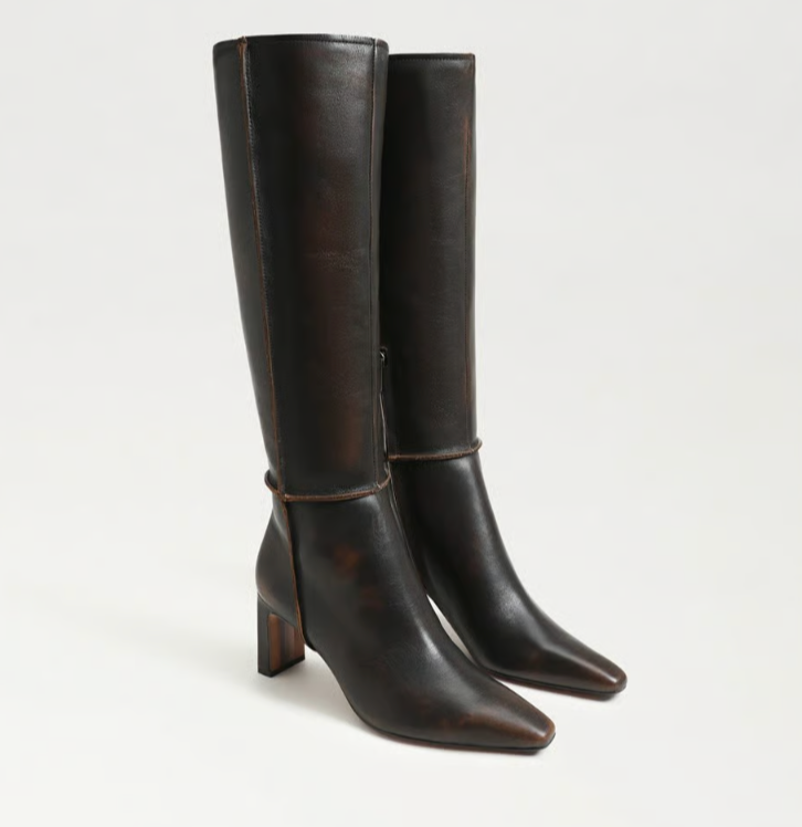 SYLVIA MOTO WASHED BROWN