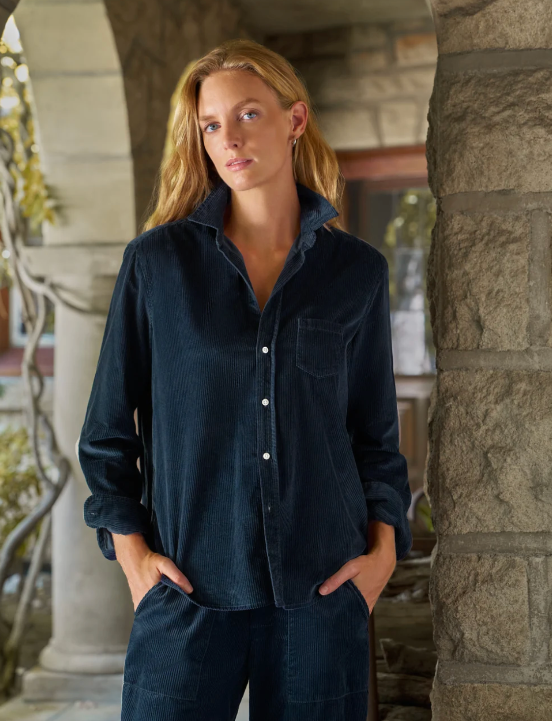 EILEEN CORDUROY NAVY
