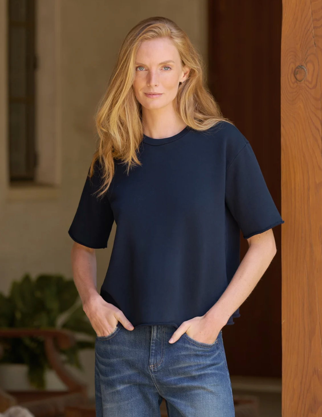 PERRY TRIPLE TERRY NAVY
