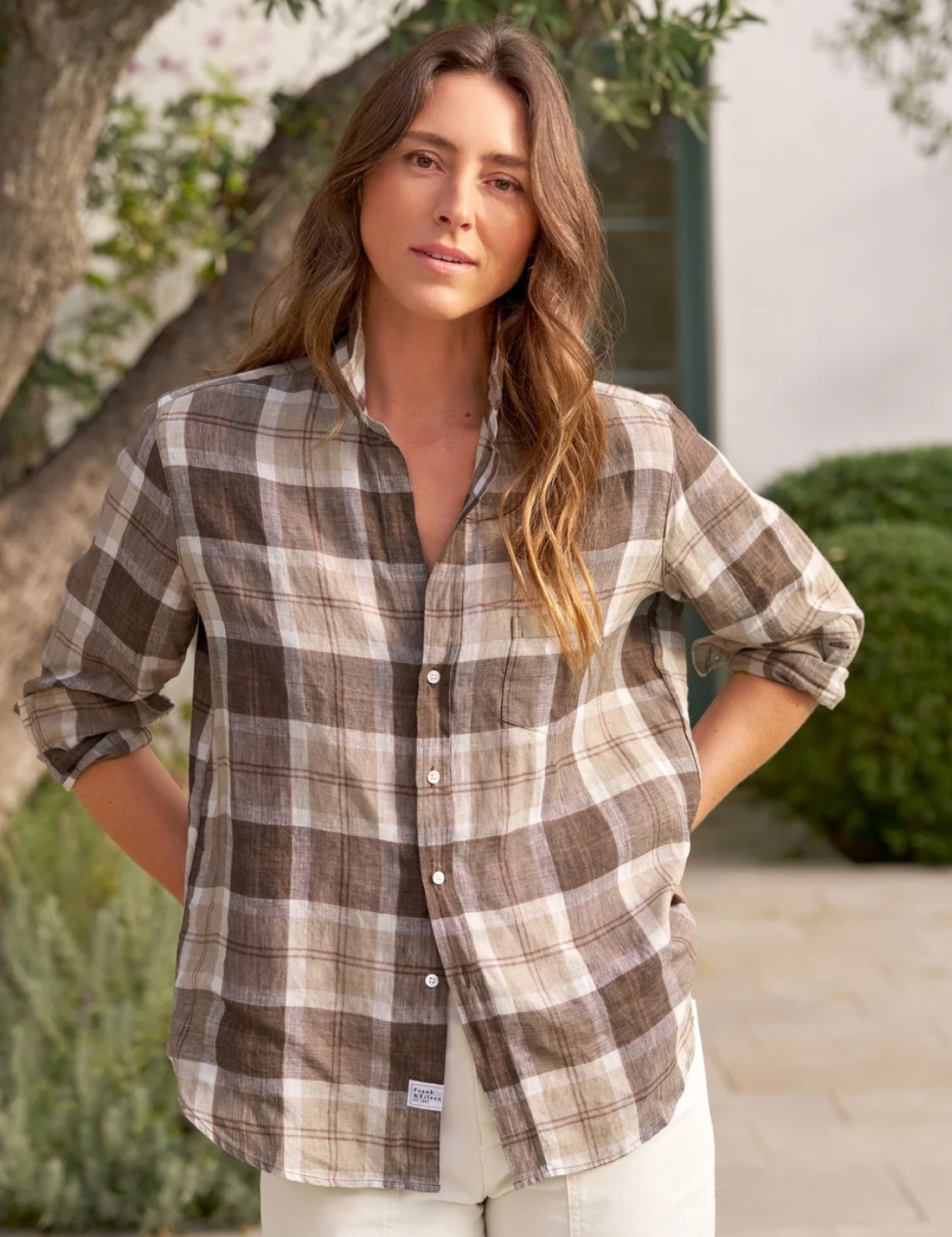 EILEEN BROWN PLAID
