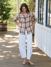 EILEEN BROWN PLAID
