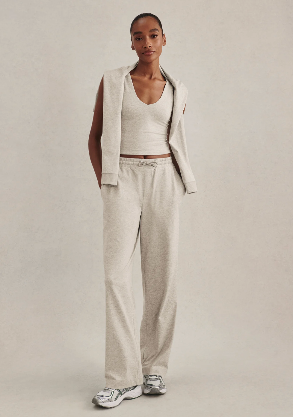 THE EASY JOGGER PEBBLE MARL