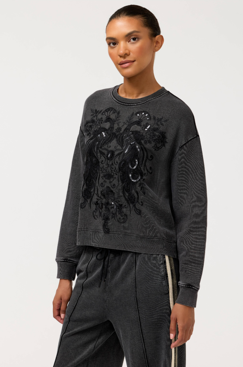 RELAXED PAVONE CHARCOAL HEATHER
