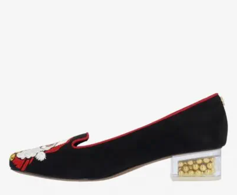 BABBONATALE EMBROIDERED BLACK