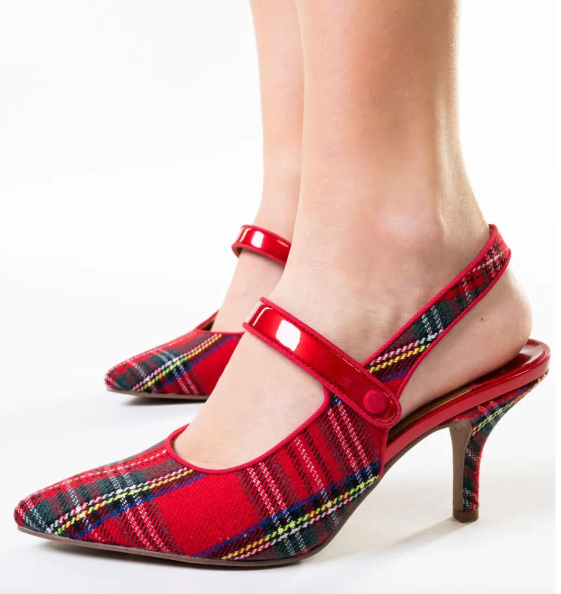 JARISA RED PLAID