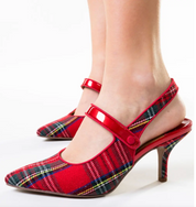 JARISA RED PLAID