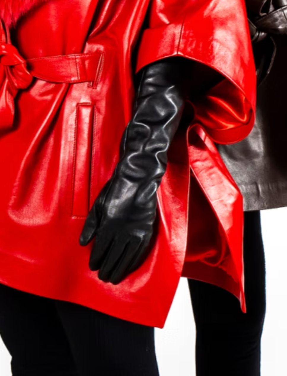 LONG ELBOW GLOVE BLACK