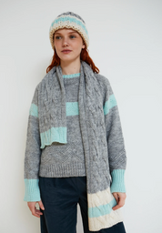 CONFETTI SCARF GREY