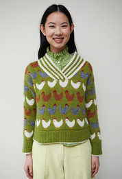 CHIRP SWEATER GREEN