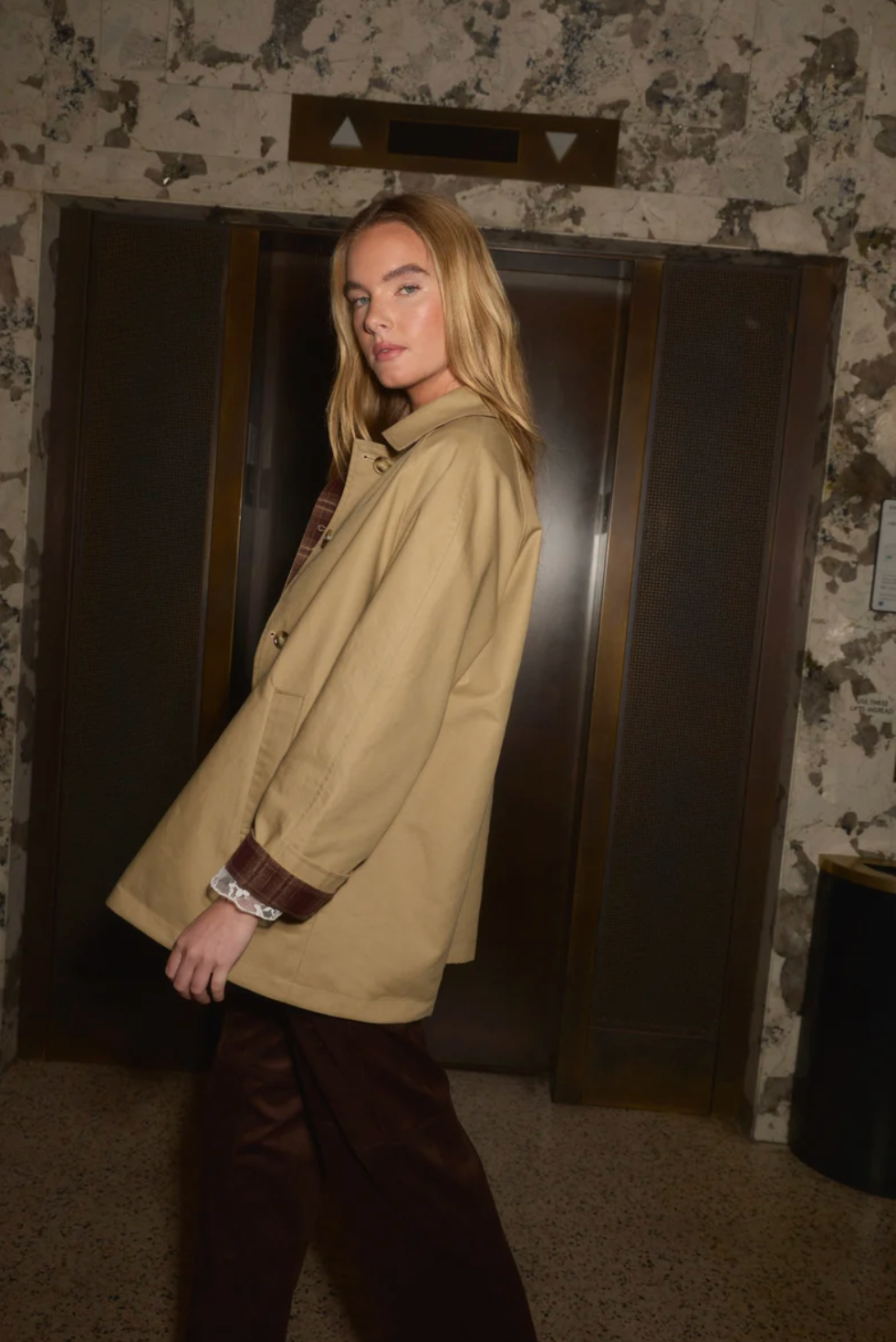 CAROLINA TRENCH CAMEL