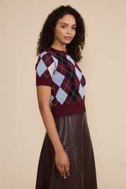 BRIA ARGYLE BURGUNDY
