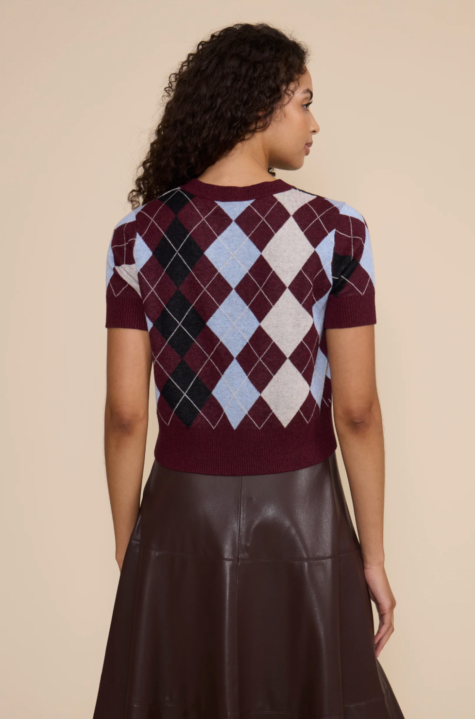 BRIA ARGYLE BURGUNDY