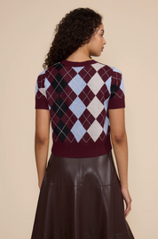 BRIA ARGYLE BURGUNDY