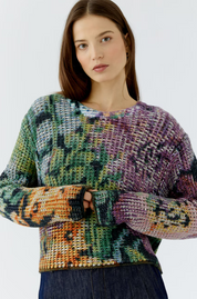 SWEATER LILAC YELLOW