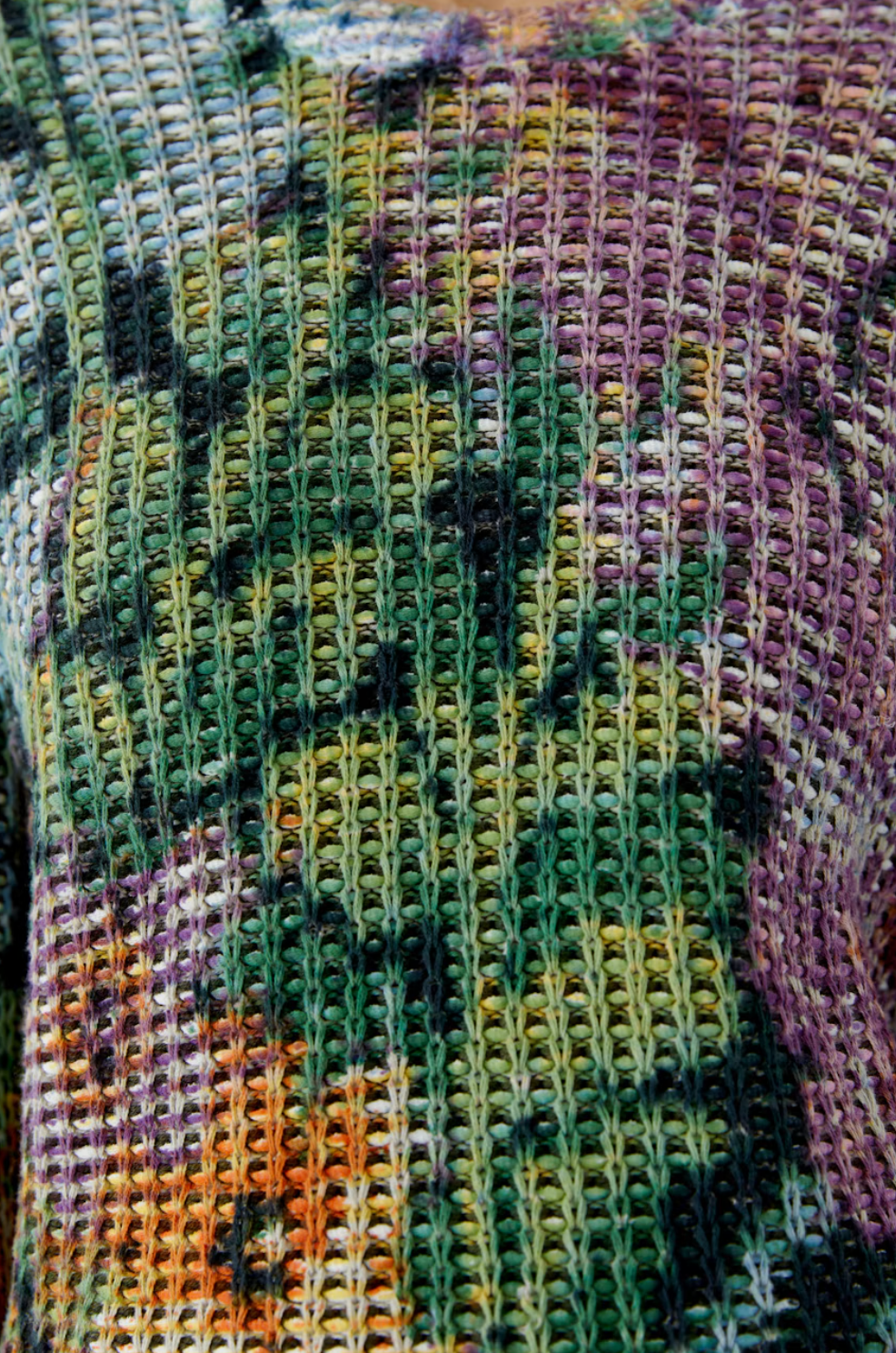 SWEATER LILAC YELLOW