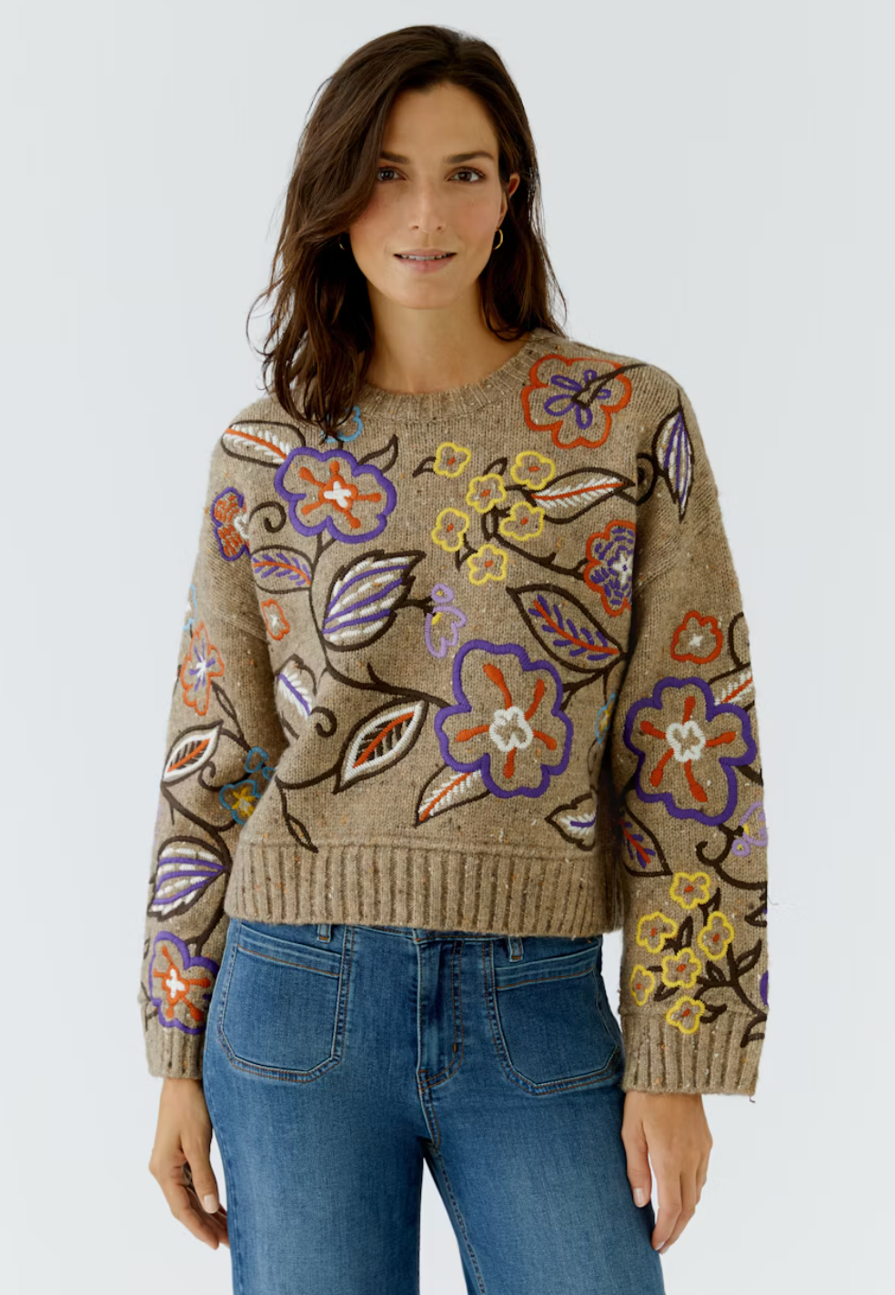 SWEATER CAMEL VIOLET