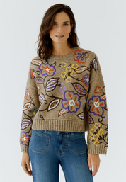 SWEATER CAMEL VIOLET